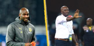 Ghana appointed Otto Addo (left) after the Africa Cup of Nations, while Nigeria retained Augustine Eguavoen.