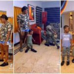 Mercy Johnson and kids in hilarious TikTok video. Photos: @mercyjohnsonokojie