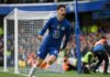 Kai Havertz of Chelsea celebrates after scoring their sides first goal during the Premier League match between Chelsea and Newcastle United at Stamford Bridge on March 13, 2022 in London, England Image credit: Getty Images