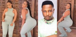 A collage of Hajia4reall and Kelvyn Boy. Photo credit: @hajia4reall @kelvynboymusic/Instagram