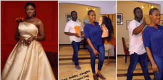 Mercy Johnsons's hubby nabs her with his shoes Photo credit: @mercyjohnsonokojie