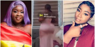 Maame Serwaa has released another video online Photo source: @officialmaameserwaa, @sweet_maame_adwoa