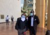 Lawyer for Transparency International Olumide Babalola with GII’s Michael Boadi