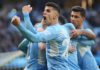 Manchester City celebrate