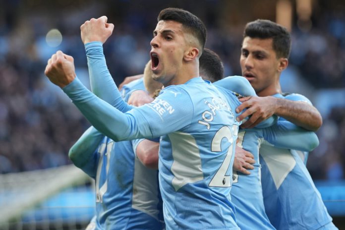 Manchester City celebrate