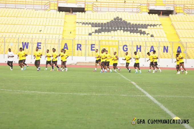 Black Stars training