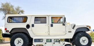 The incredible vehicle boasts a height of 21.6ft (Image: @shhamadbinhamdan / SWNS)