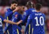 Chelsea players celebrate