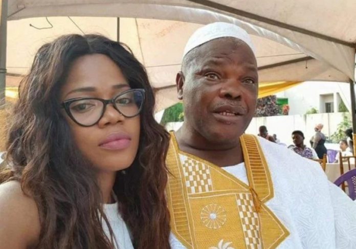 Mzbel and her father Mr Albert Amoah Mzbel and her father Mr Albert Amoah