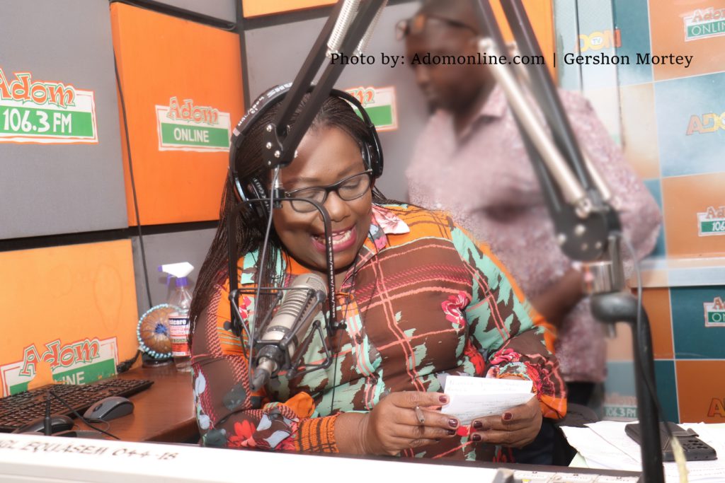 Int'l Women's Day: Nana Oye Bampoe Addo hosts Adom FM's morning show ...