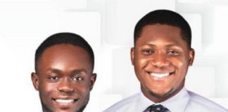 SRC President-elect, Prince Asumadu and his vice Wisdom Ndukwe