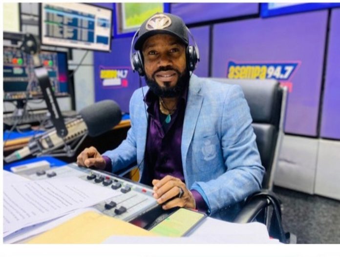 Host of Asempa FM's SportsNite Enoch Worlanyo Wallace