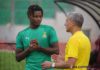 Edmund Addo with Chris Hughton