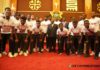 Akufo Addo with Black Stars players