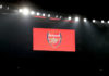 LONDON, ENGLAND - NOVEMBER 29: The Arsenal logo is seen on the LED screen prior to the Premier League match between Arsenal and Wolverhampton Wanderers at Emirates Stadium on November 29, 2020 in London, England. Sporting stadiums around the UK remain under strict restrictions due to the Coronavirus Pandemic as Government social distancing laws prohibit fans inside venues resulting in games being played behind closed doors. (Photo by Catherine Ivill/Getty Images)