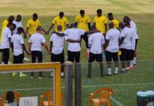 Black Stars training at Accra Sports Stadium