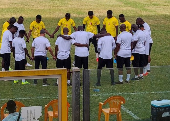 Black Stars training at Accra Sports Stadium