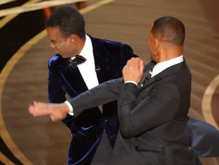 Will Smith slaps Chris Rock on Oscars stage