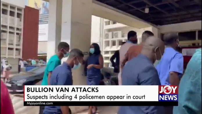 Bullion van police officers
