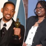 Whoopi Goldberg, who serves as governor of The Academy's Actors branch, said the organization likely won't take Will Smith's Oscar. Getty Images
