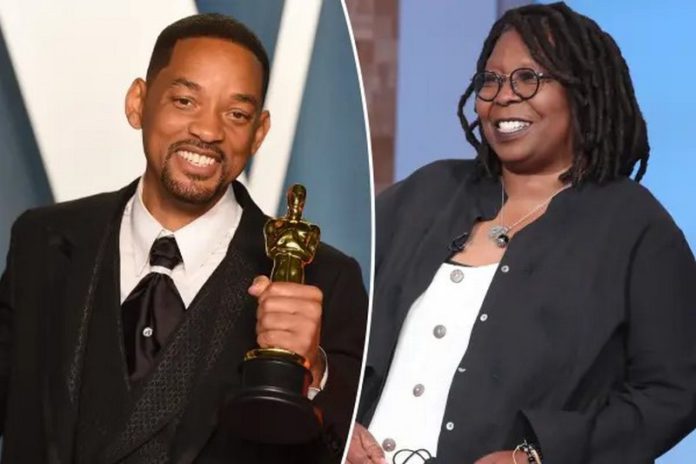 Whoopi Goldberg, who serves as governor of The Academy's Actors branch, said the organization likely won't take Will Smith's Oscar. Getty Images