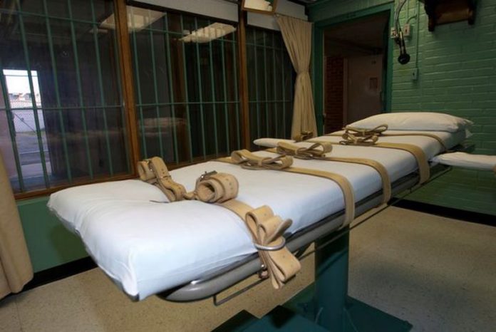 The death chamber at the state penitentiary in Huntsville, Texas ( Image: X80001)