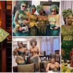 Rita Dominic's wedding was a star studded affair Photo credit: @iniedo/@weddingdigestnaija/@asoebibella