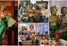 Rita Dominic's wedding was a star studded affair Photo credit: @iniedo/@weddingdigestnaija/@asoebibella