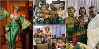 Rita Dominic's wedding was a star studded affair Photo credit: @iniedo/@weddingdigestnaija/@asoebibella