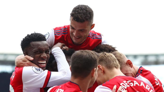 Arsenal celebrate