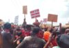 Angry residents of Amansie block roads