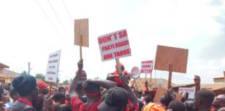 Angry residents of Amansie block roads