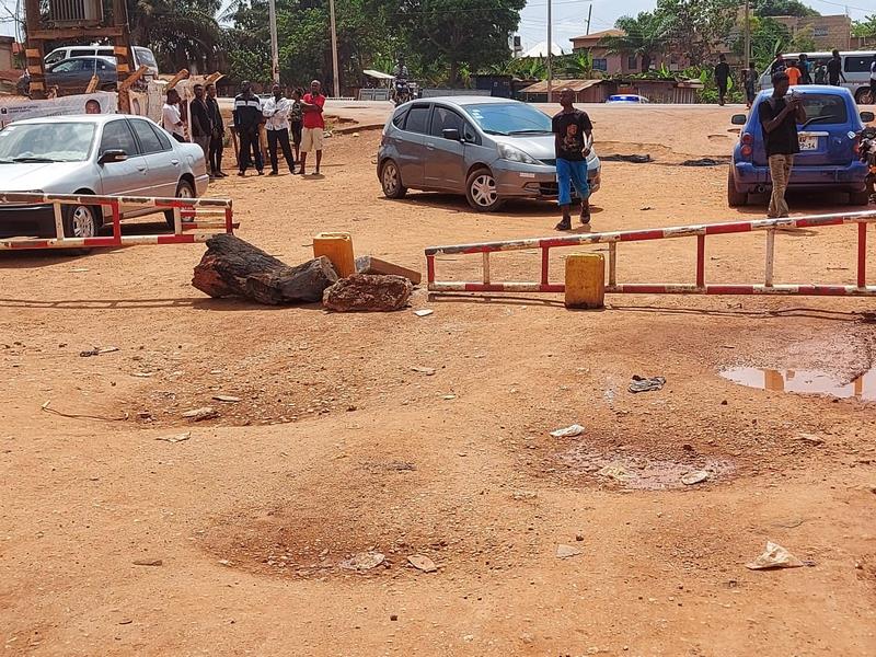 Angry residents of Amansie block roads