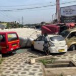 Airport Roundabout accident