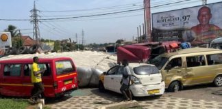 Airport Roundabout accident