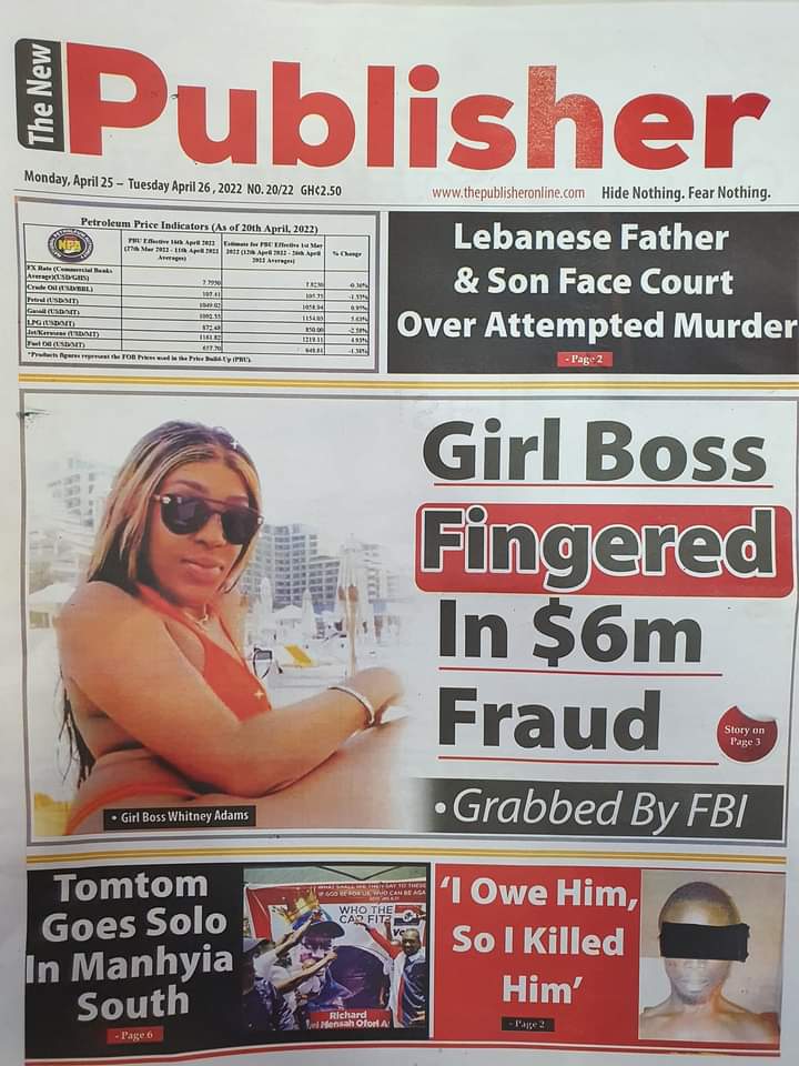 Newspaper Headlines: Monday, April 25, 2022. 118