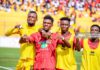 Asante Kotoko players celebreate