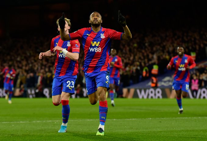 Jordan Ayew celebrates