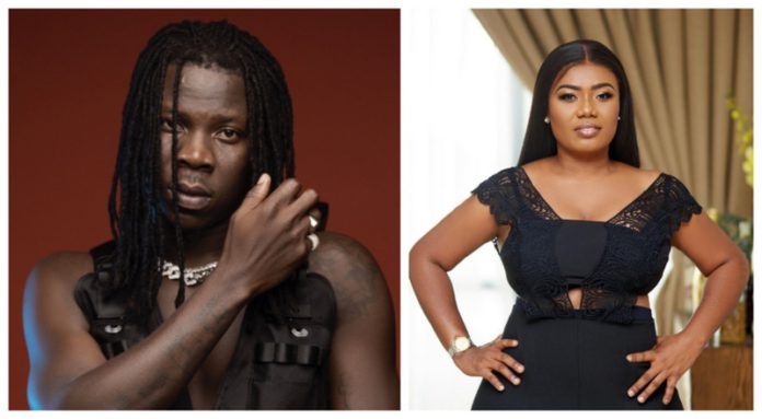 Stonebwoy and media personality, Bridget Otoo