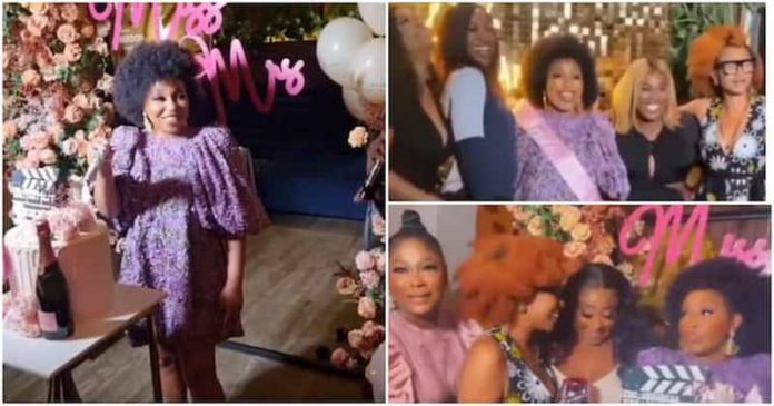 Nollywood stars storm Rita Dominic's bridal shower. Photo: @playgroundnew