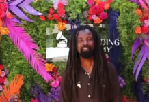 Rocky Dawuni at Grammy Nominees party in Los Angeles