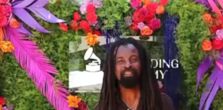 Rocky Dawuni at Grammy Nominees party in Los Angeles