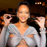 Checkout Rihanna’s look as she makes first public appearance after childbirth Rihanna poses with engraved Fenty Beauty ICON Lipsticks as she celebrates the launch of Fenty Beauty at ULTA Beauty on March 12, 2022 in Los Angeles, California. Kevin Mazur/GI for Fenty Beauty by Rihanna
