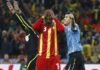 Asamoah Gyan penalty miss against Uruguay