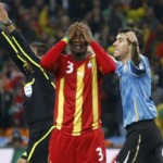 Asamoah Gyan penalty miss against Uruguay