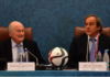 Former Fifa president Sepp Blatter and former Uefa president Michel Platini