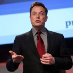 Elon Musk talks at the Automotive World News Congress at the Renaissance Center in Detroit, Michigan, January 13, 2015. REUTERS/Rebecca Cook/File Photo