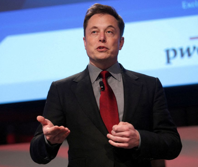 Elon Musk talks at the Automotive World News Congress at the Renaissance Center in Detroit, Michigan, January 13, 2015. REUTERS/Rebecca Cook/File Photo