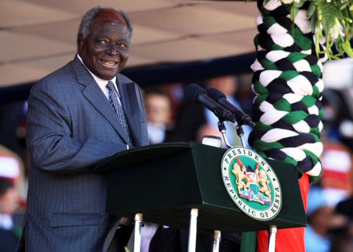 Kenya's former president Mwai Kibaki