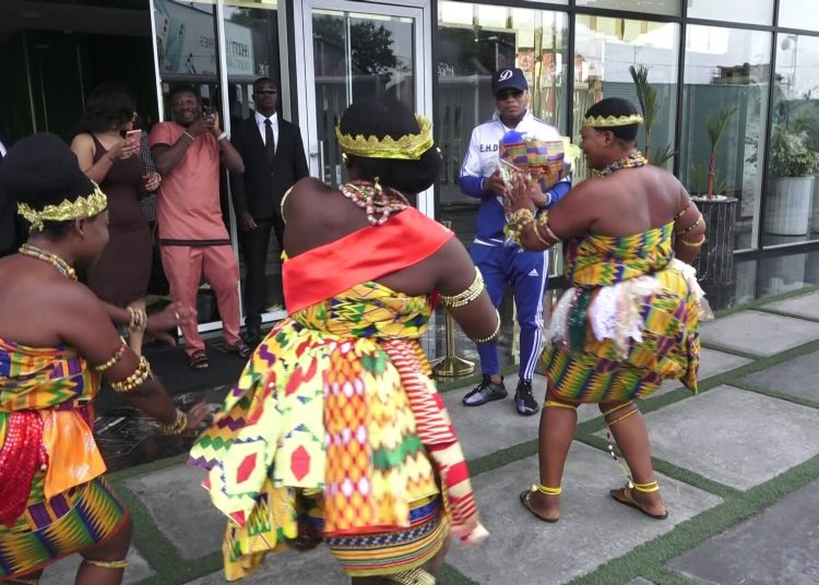 Senegal legend arrives in Ghana for Asamoah Gyan’s book launch [Video]